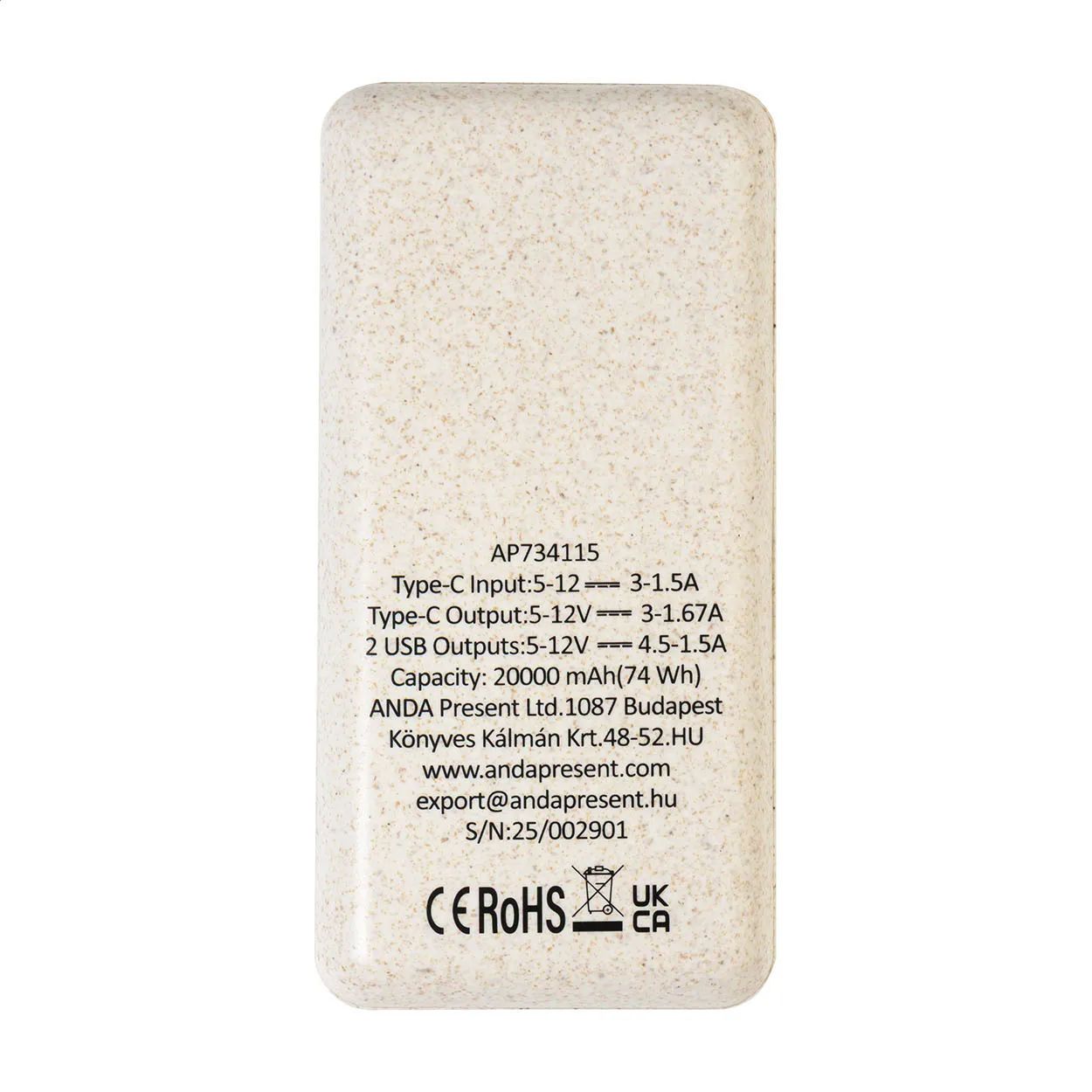 Powerbank Durum XL, natur – Bild 4
