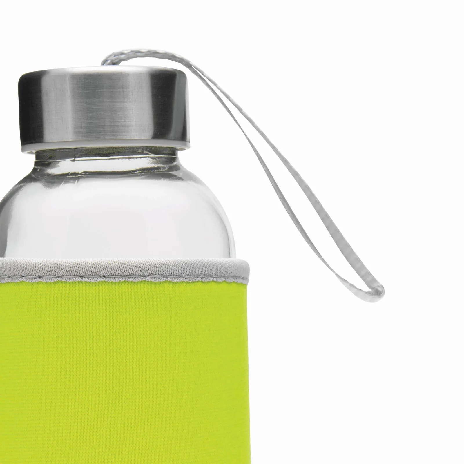 TAKE WELL - Glas-Flasche, apfelgrün, transparent – Bild 3
