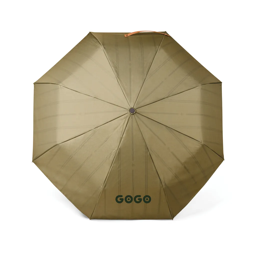 VINGA Bosler AWARE™ 21" faltbarer Schirm aus recyceltem PET, grün – Bild 5