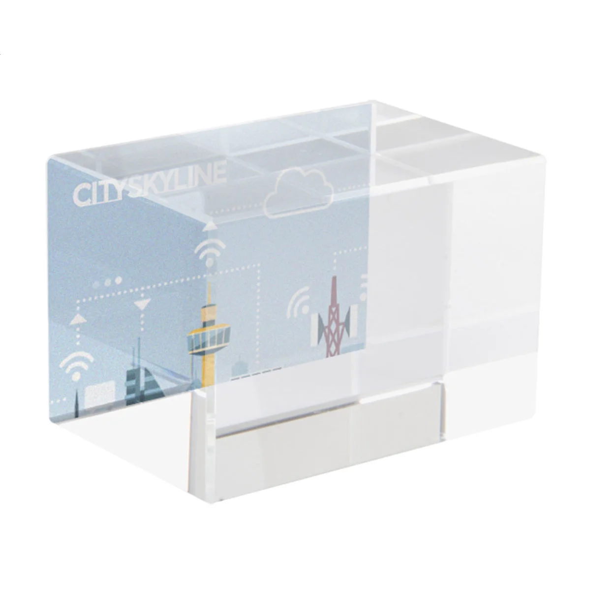 Glas-Quader Macon, transparent – Bild 5
