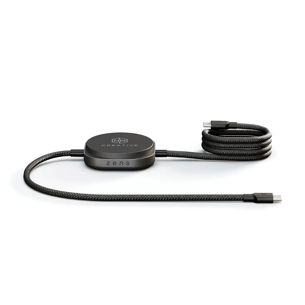 Zens Ladekabel USB C-C Pro 2, schwarz – Bild 5