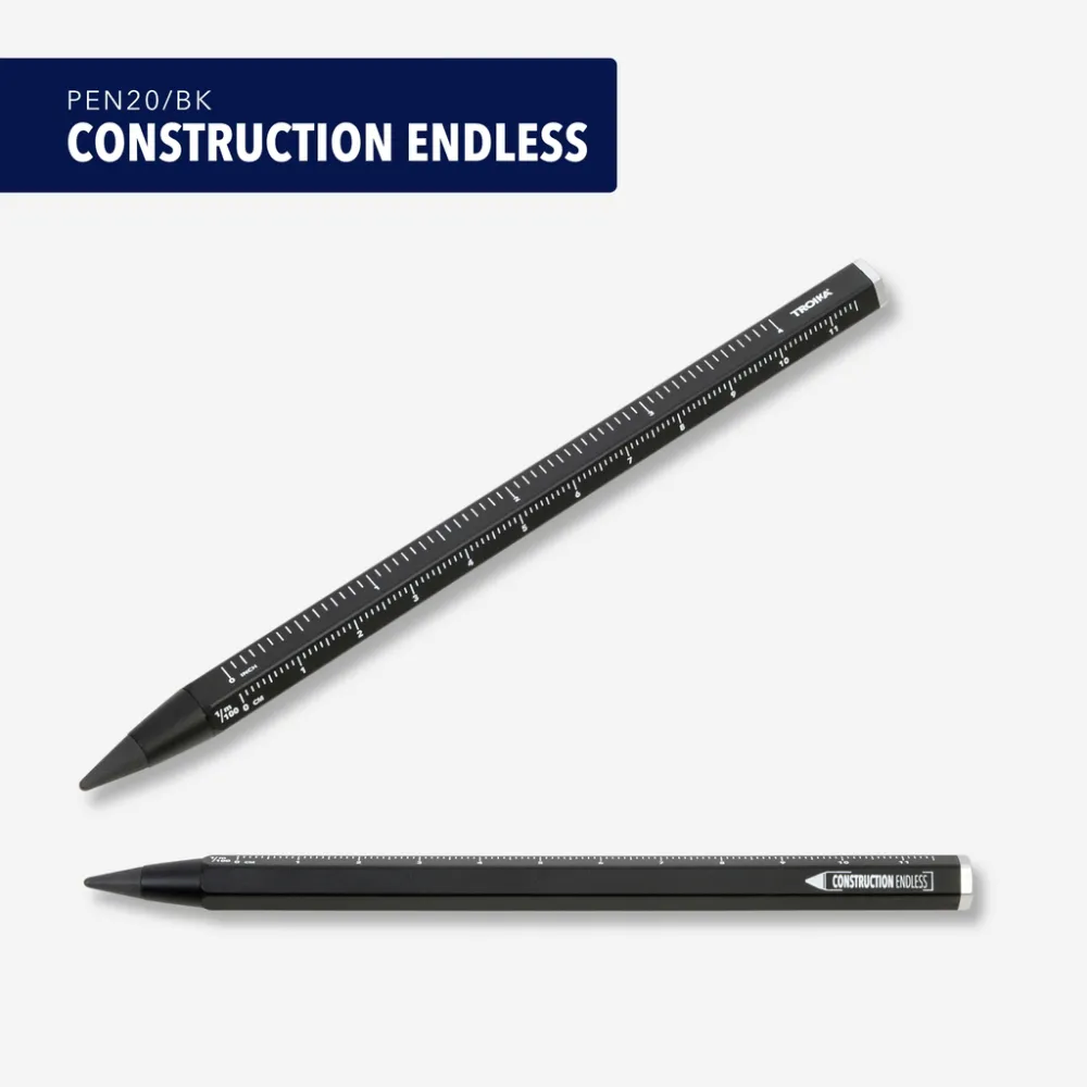 Multitasking-Bleistift CONSTRUCTION ENDLESS schwarz, schwarz – Bild 5