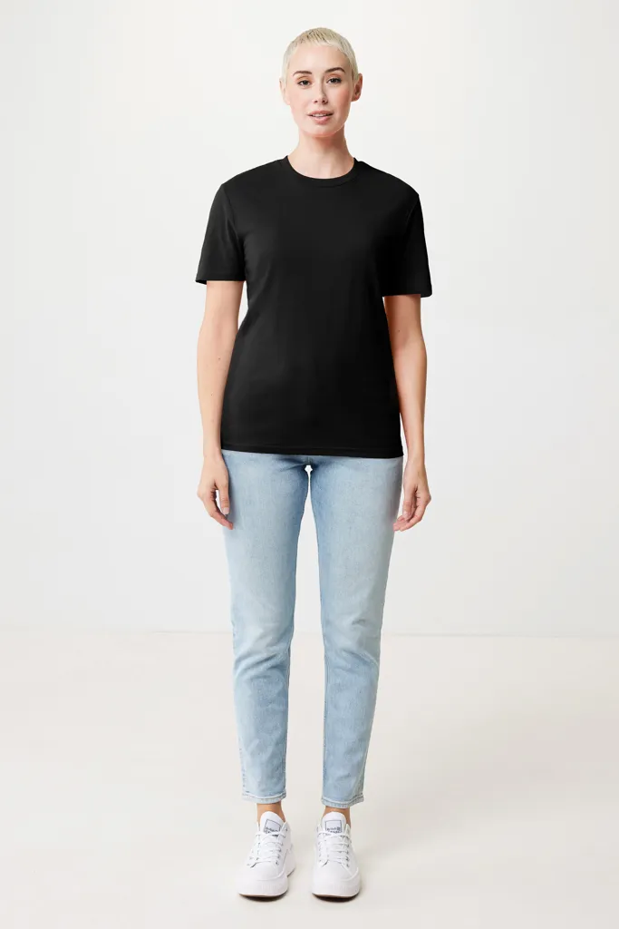 IQONIQ Bryce T-Shirt aus recycelter Baumwolle, schwarz – Bild 7