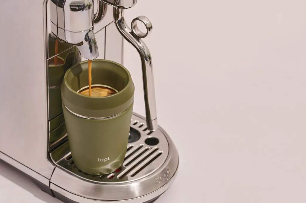 Topl-Trinkbecher aus rec. Stahl mit 360-Grad-Deckel 236ml, grün – Bild 7