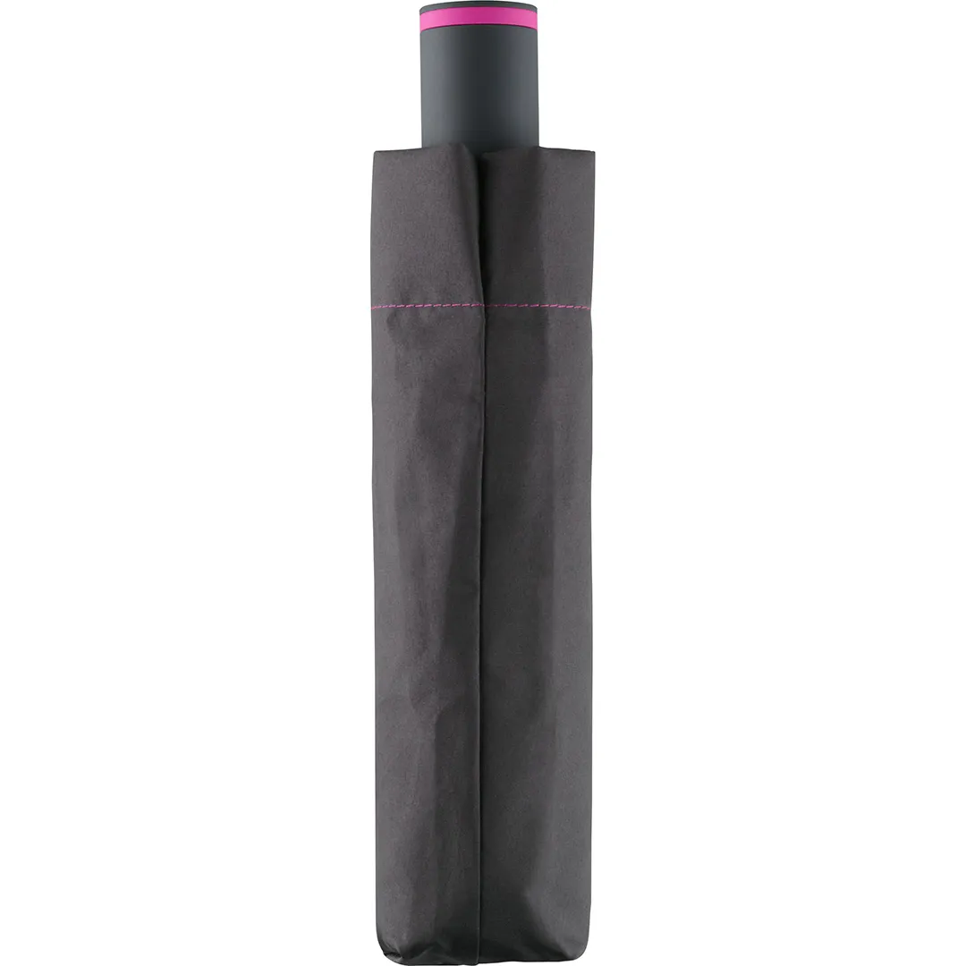 Taschenschirm FARE® Mini Style, schwarz-magenta – Bild 2