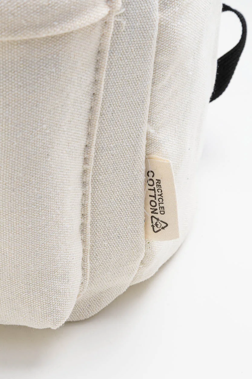 Rucksack Recabak aus recyceltem Canvas, natur – Bild 4