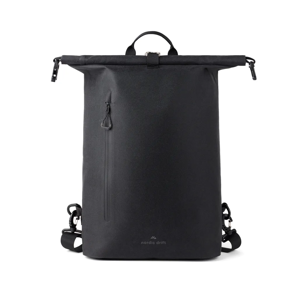 Nordic Drift Trail RCS wasserdichte Fahrradtasche 25L, schwarz – Bild 4