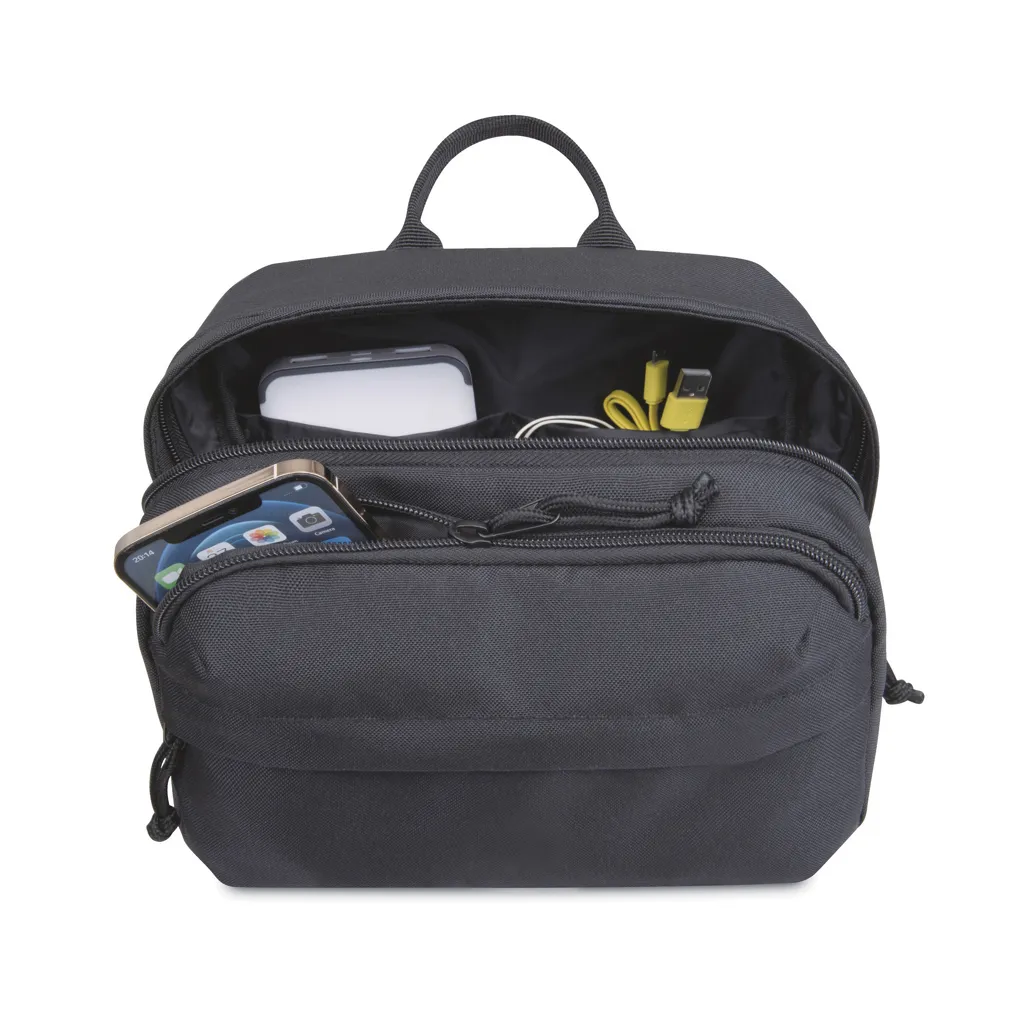 Renew AWARE™ rPET Kosmetiktasche, schwarz – Bild 4