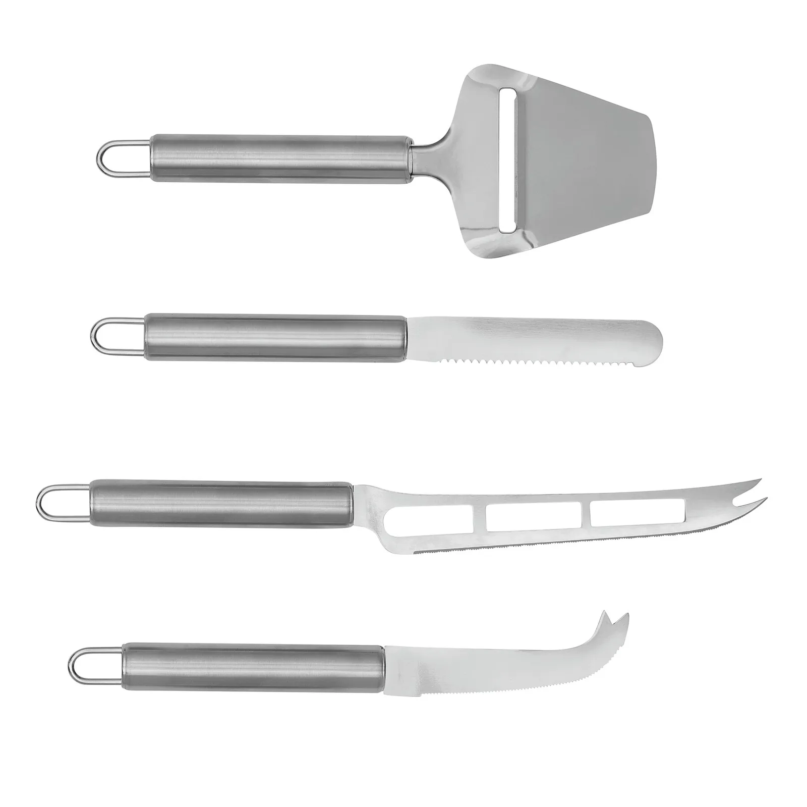 CHEESE - Käse-Messerset silber, silber – Bild 4