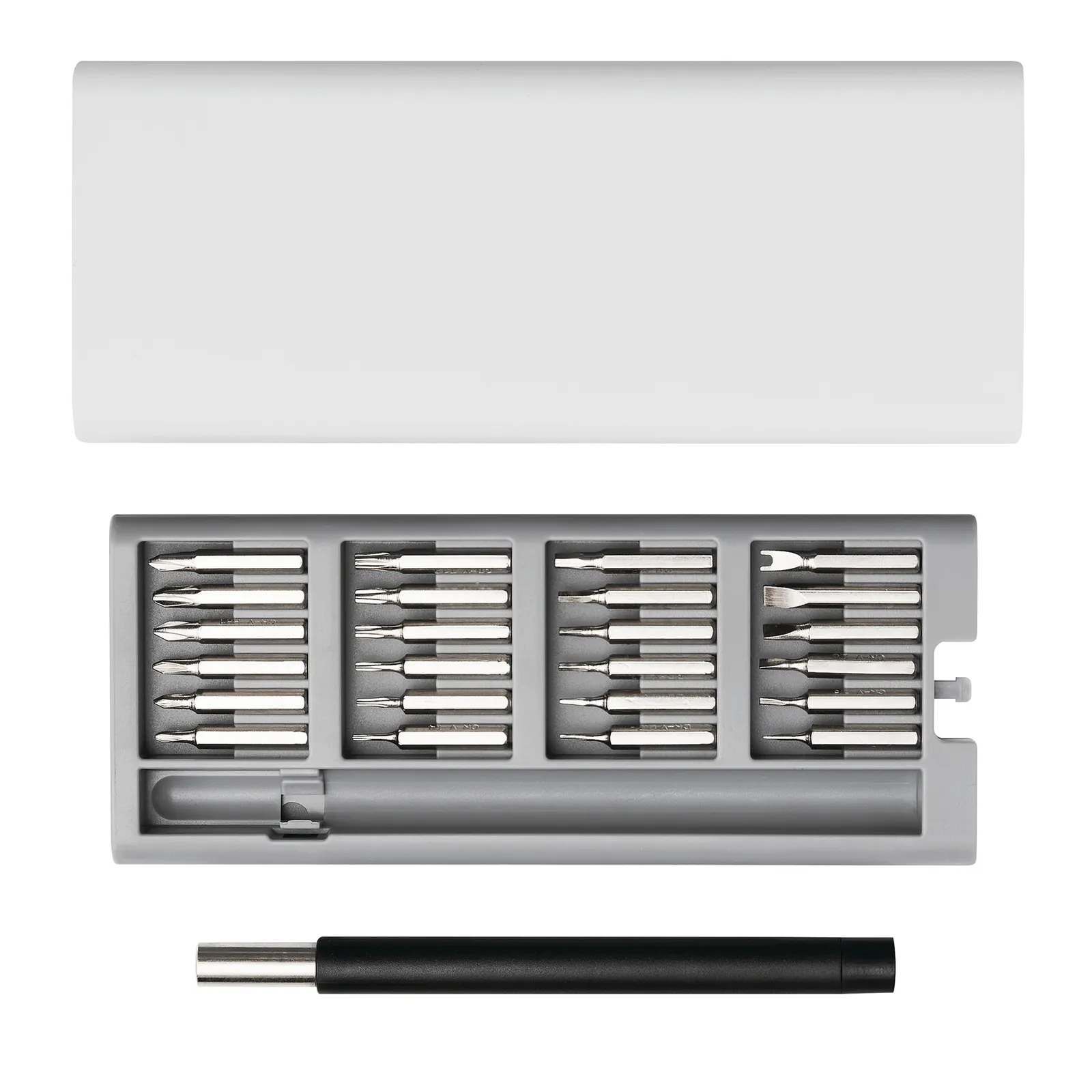 BIT PRECISION - Schraubendreher-Set, 26-teilig, weiß – Bild 3