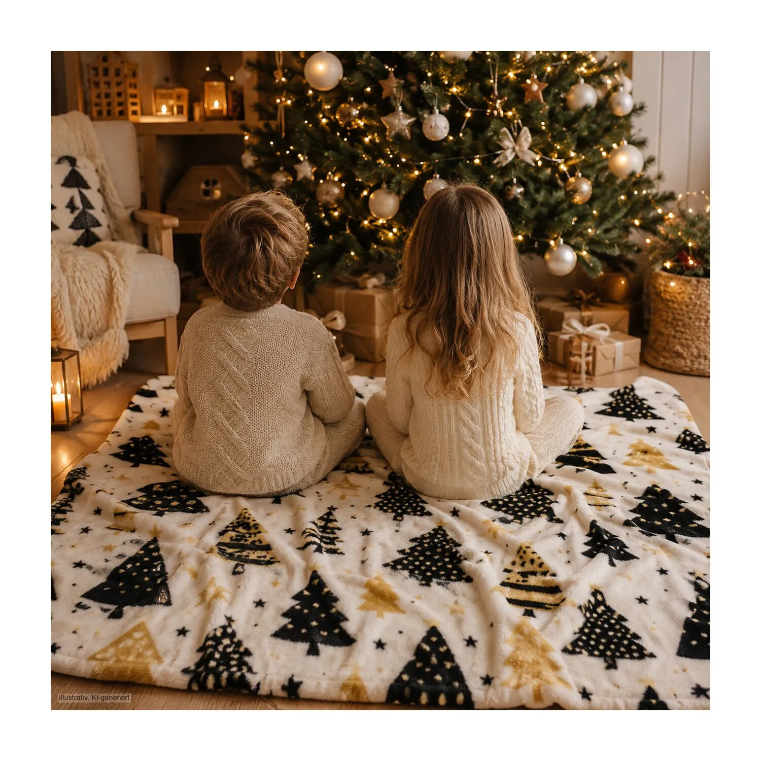 Wellness-Geschenkset: Adventstraum, gold – Bild 11