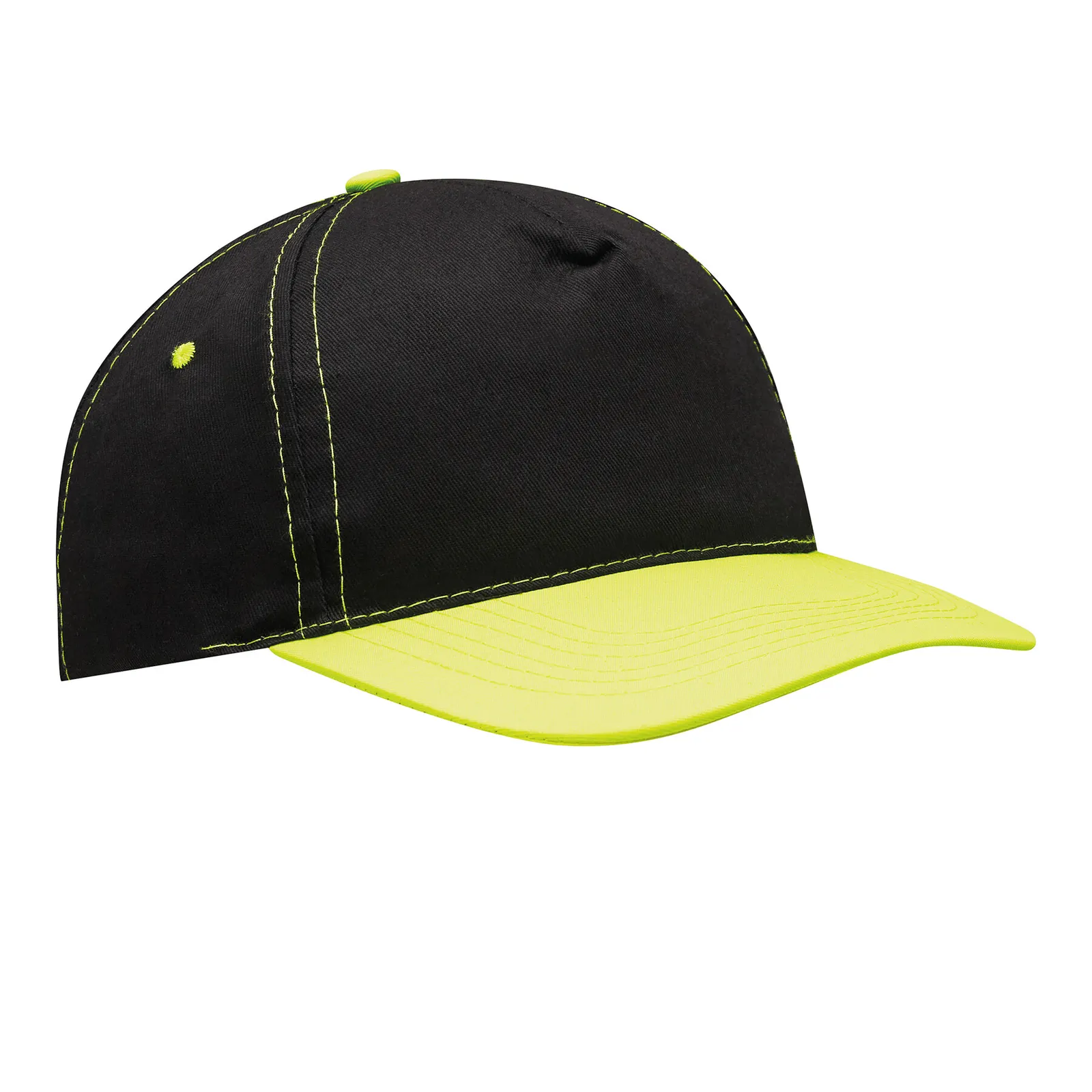 SPORTSMAN - 5-Panel-Baseball-Cap gelb, schwarz, gelb, schwarz – Bild 2