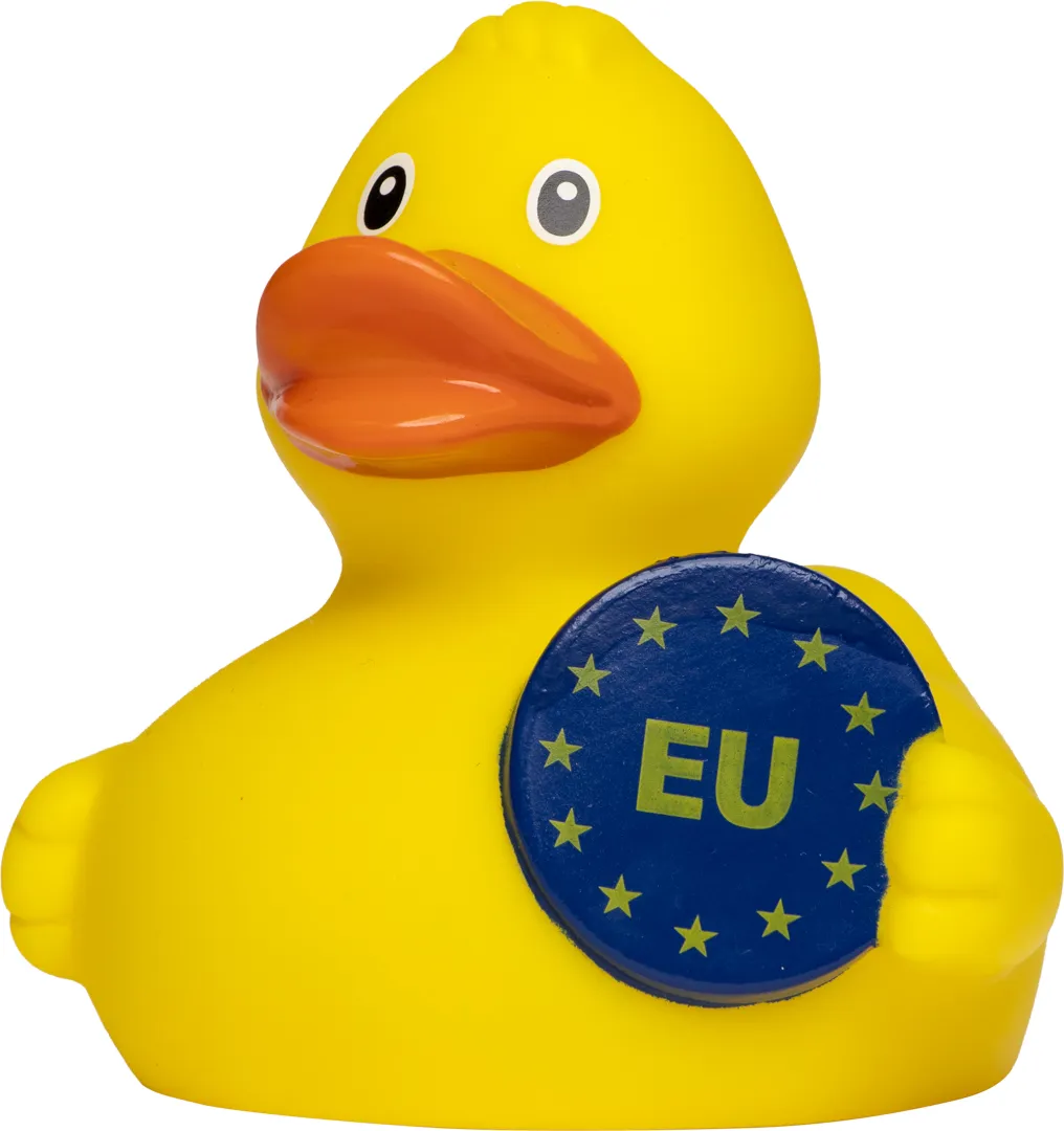Quietsche-Ente Euro, multicolour – Bild 3