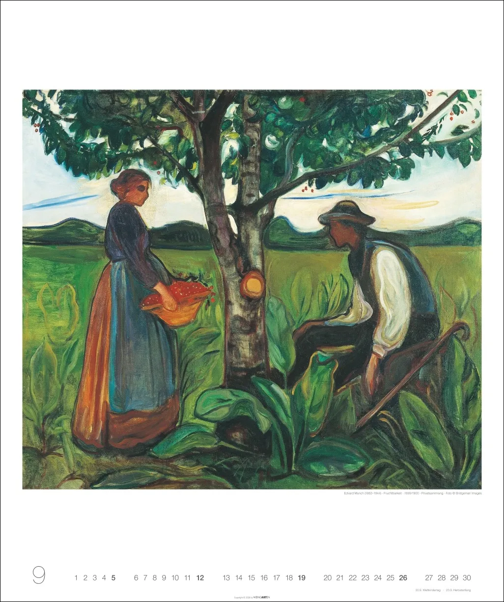 Edvard Munch Edition Wandkalender 2027 – Bild 10