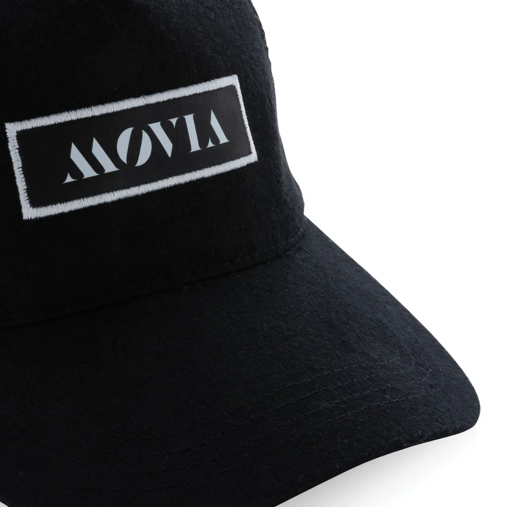 Impact AWARE™ 190gr Brushed rCotton 5 Panel Trucker-Cap, schwarz – Bild 2