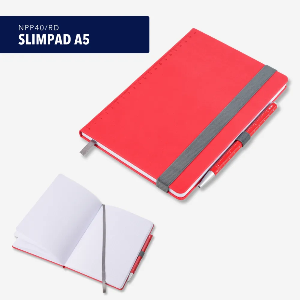 Notizblock SLIMPAD A5 rot, rot – Bild 8