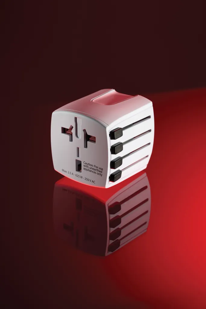 SKROSS World Travel Adapter MUV Micro, weiß – Bild 3