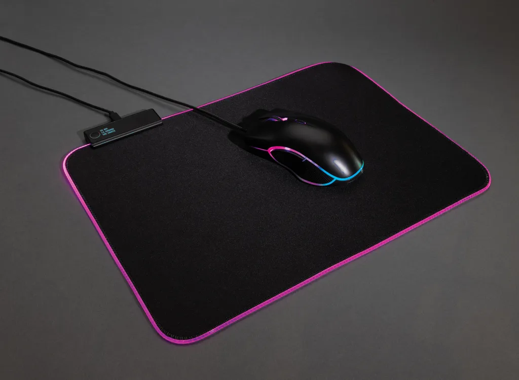 RGB Gaming Mauspad, schwarz – Bild 11