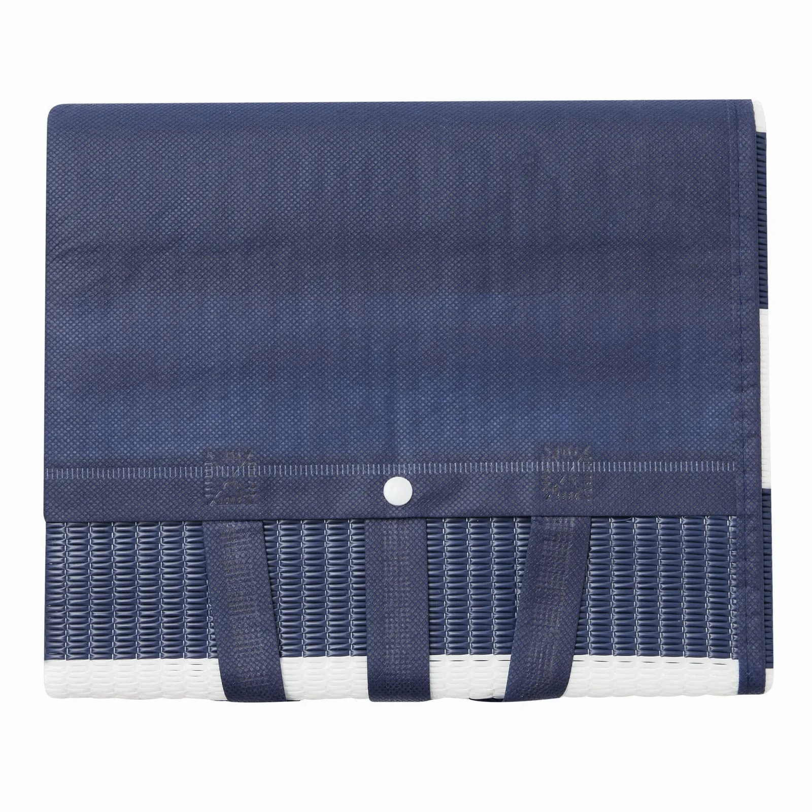 MARINA - Maritime Strandmatte blau, weiß, blau, weiß – Bild 2