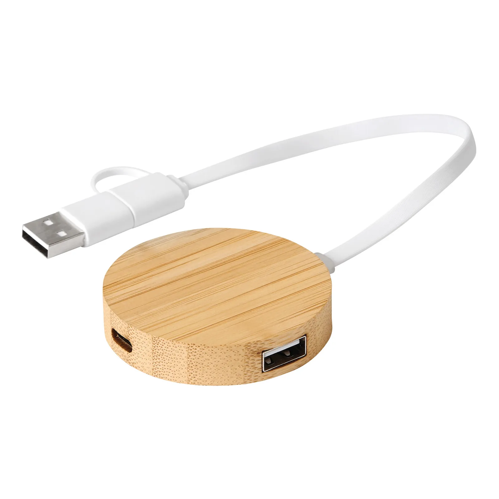 MULTIPLIER CIRCLE - USB Hub braun, braun – Bild 2