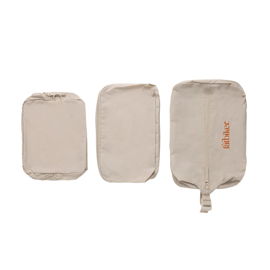 KENTO URBAN Packing Cube Set aus RCS recyceltem Nylon, beige – Bild 8
