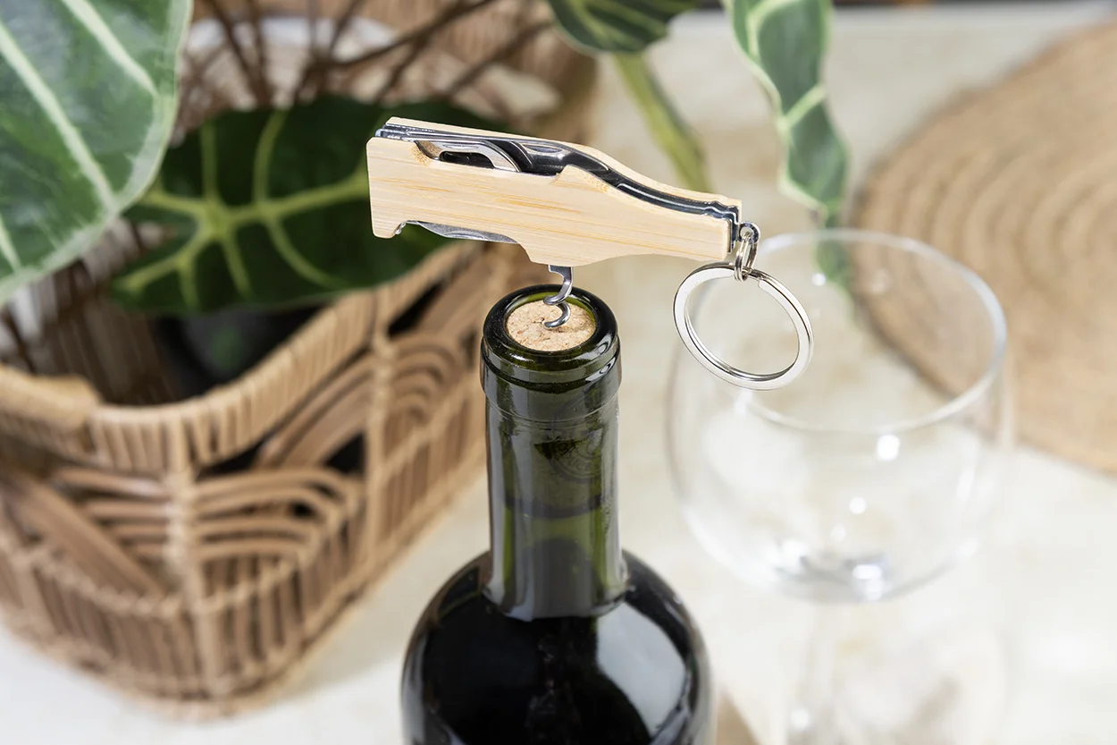 Multitool-Schlüsselring Vinofob, natur – Bild 6