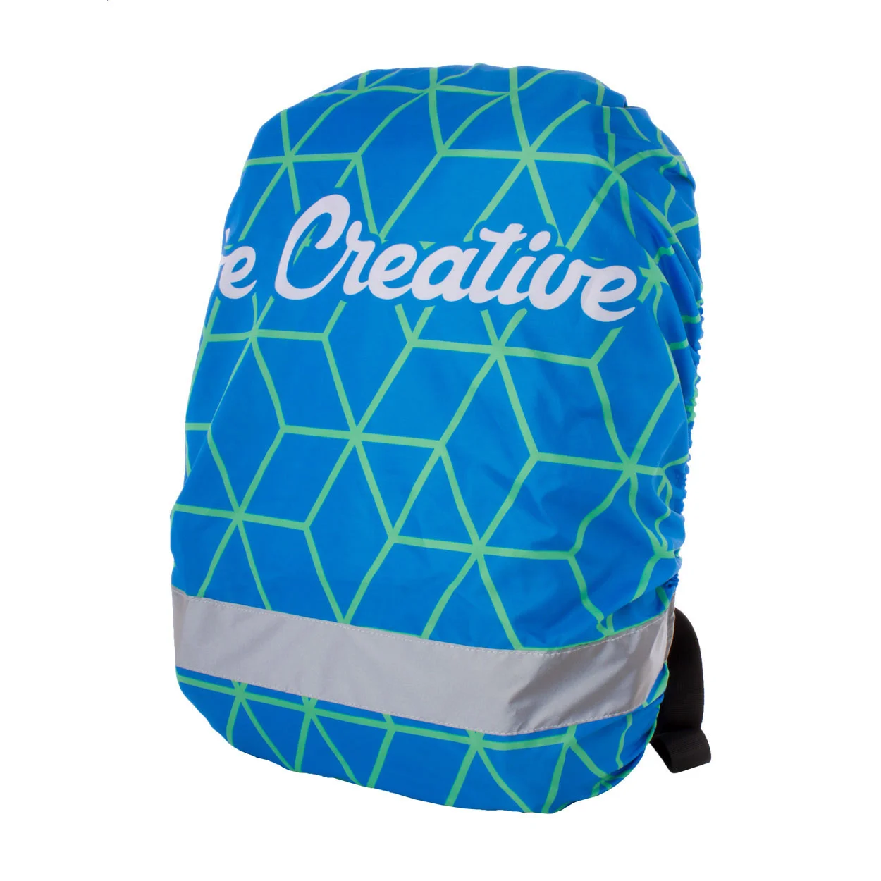 Individuelle CreaBack Reflect, reflektierende Rucksackhülle, weiß – Bild 4