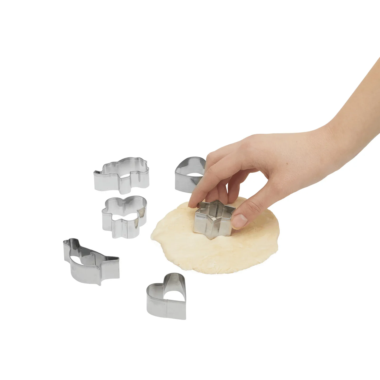 COOKIE BOX - Ausstechförmchen-Set silber, silber – Bild 5