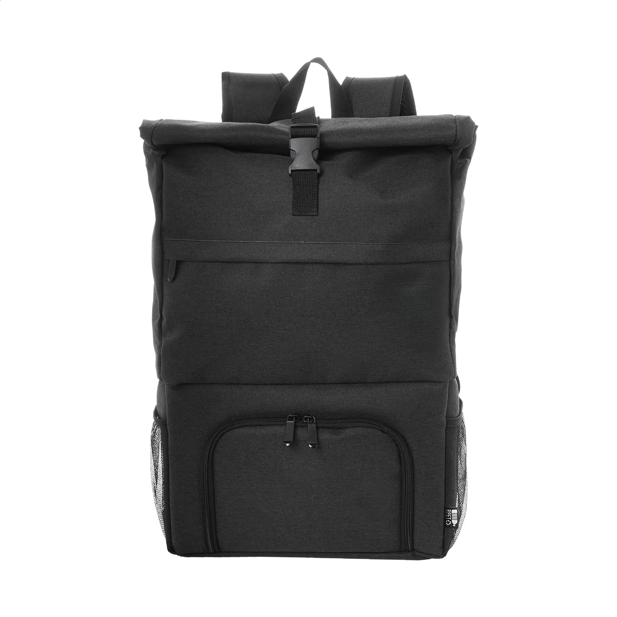 RPET-Kühlrucksack Chilltop, schwarz – Bild 2