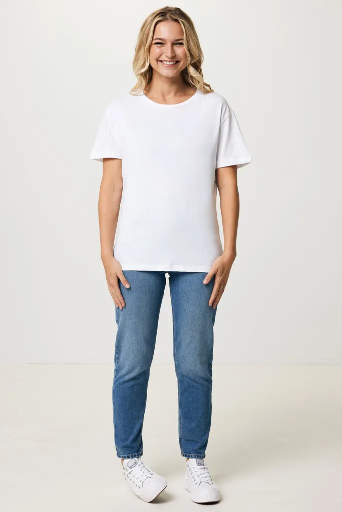 IQONIQ Yala Damen T-Shirt aus recycelter Baumwolle, recycled white – Bild 5