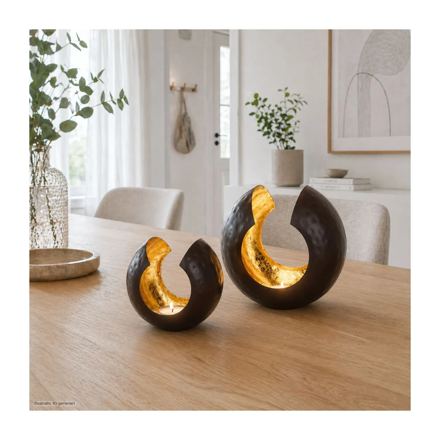 ROMINOX® Teelicht // Sakrale klein, gold – Bild 5