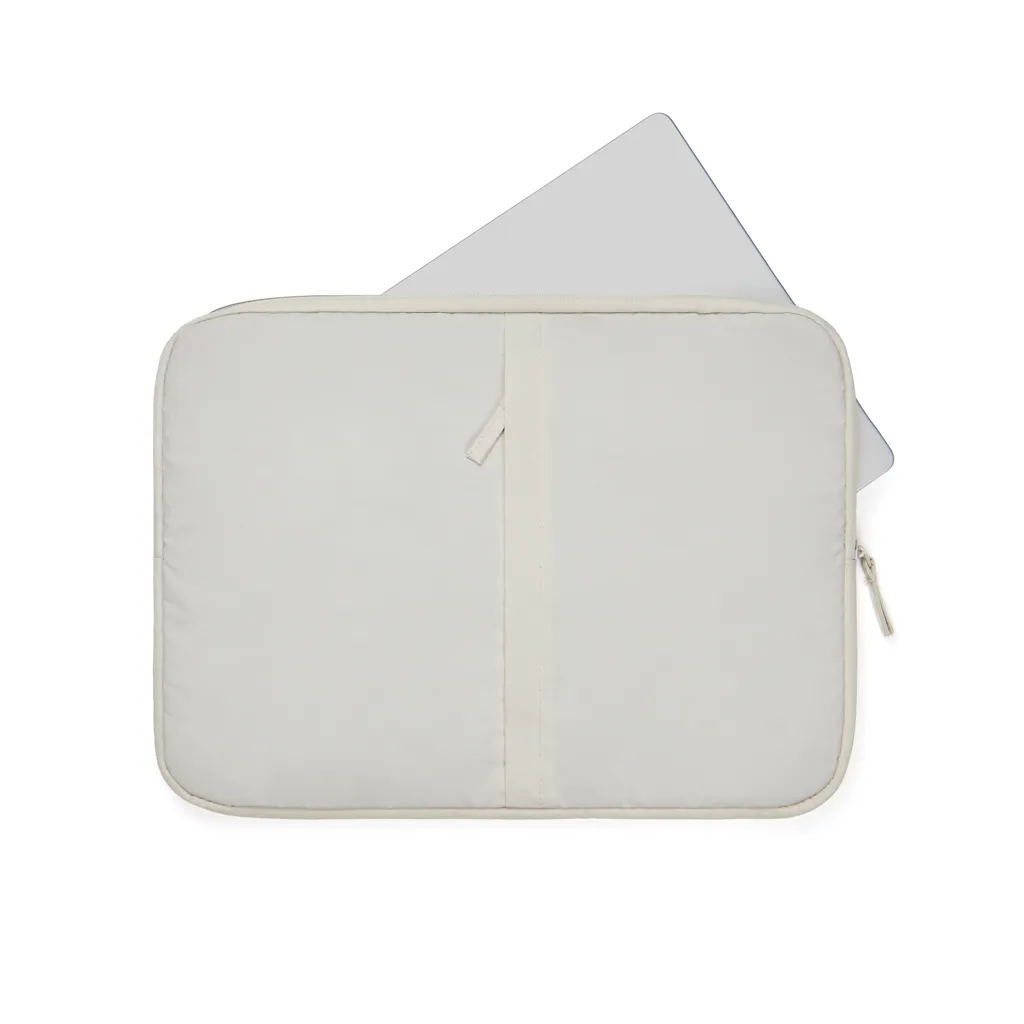 KENTO URBAN 15,6" Laptop-Sleeve aus RCS rec. Nylon, beige – Bild 2