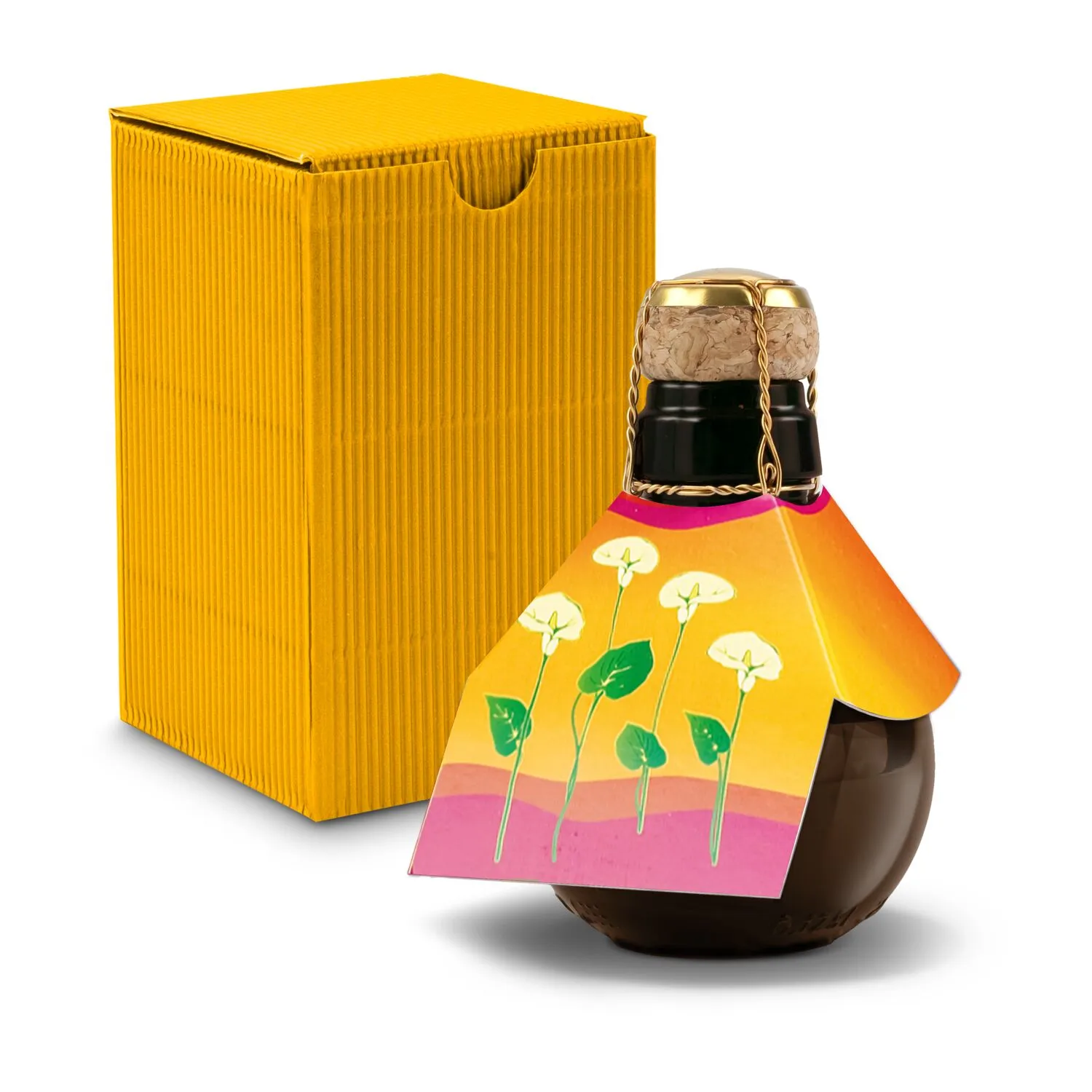 Kleinste Sektflasche der Welt! Calla - Inklusive Geschenkkarton, 125 ml