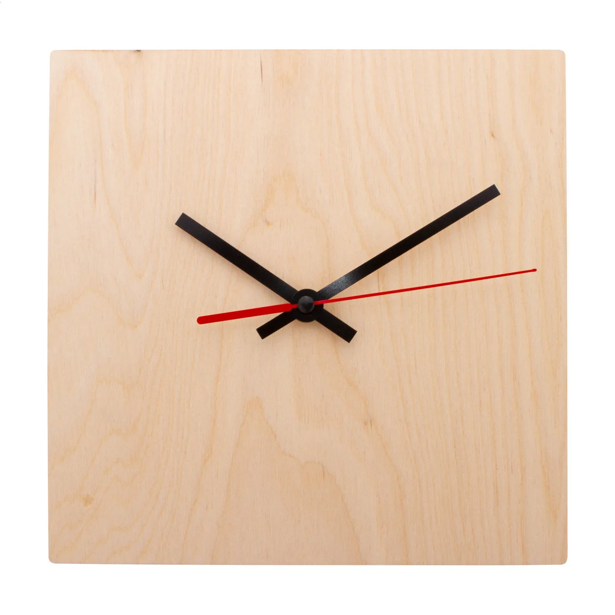 Inidividuelle Wanduhr BeTime Wood B, natur – Bild 2