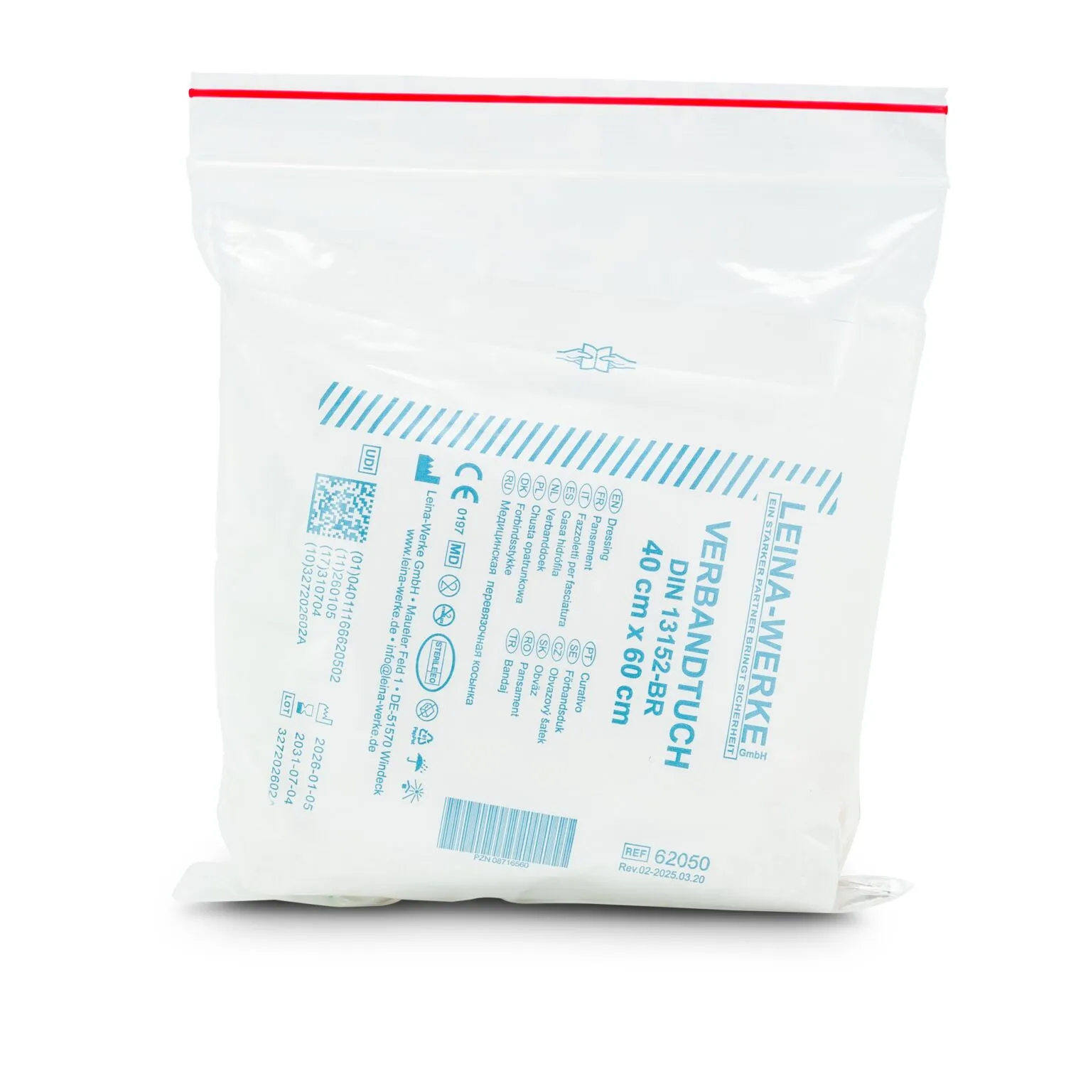First Aid Kit in grauer Filztasche - Erste Hilfe Set, 12-teilig, deutsche Markenware, grau – Bild 6