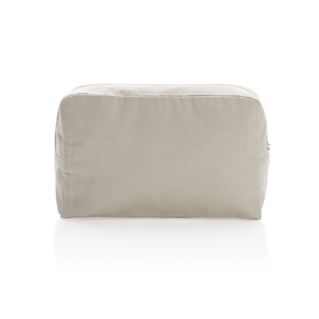 Impact Aware™ 285g/m² Kosmetiktasche aus ungefärbtem Canvas, off white – Bild 3