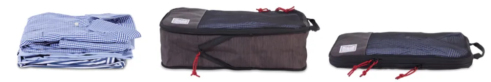 Reise-Kompressionstaschen Set BUSINESS PACKING CUBES, anthrazit/schwarz – Bild 5