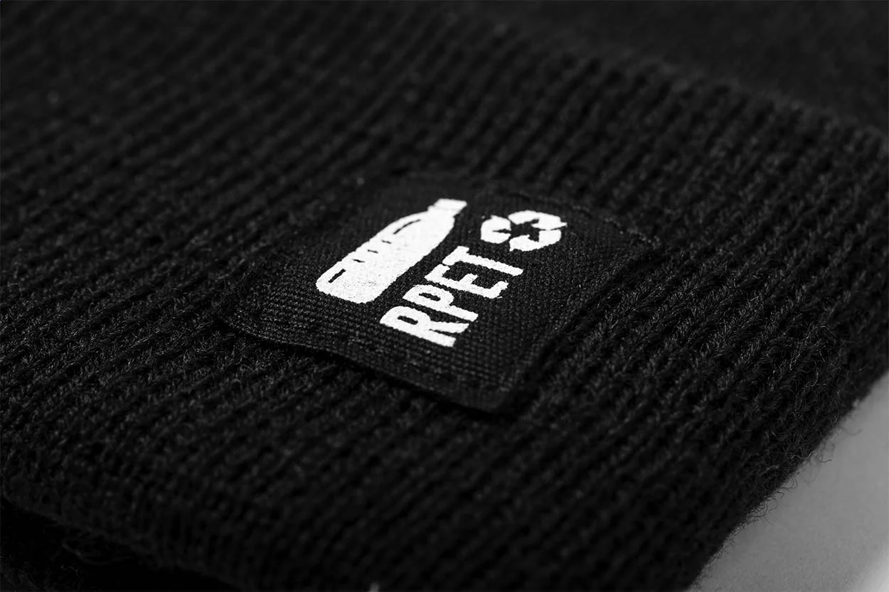 Wintermütze Peaky aus RPET, schwarz – Bild 4