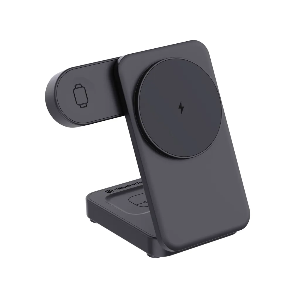 Urban Vitamin Arcadia 15W 3in1 Magnet-Charger aus RCS rABS