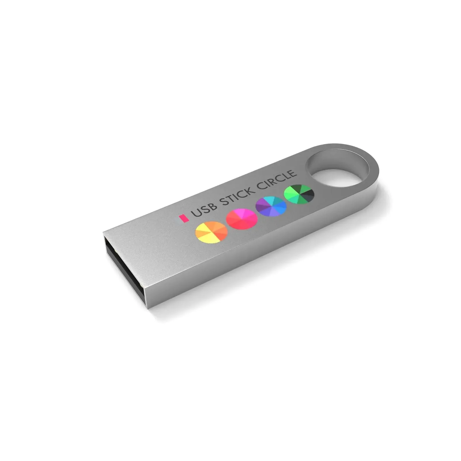 USB-Stick E-Circle, Silber – Bild 2