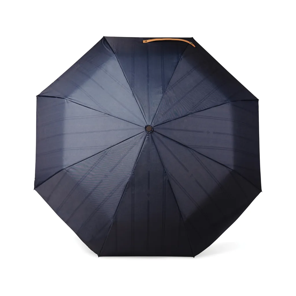 VINGA Bosler AWARE™ 21" faltbarer Schirm aus recyceltem PET, navy blau – Bild 2