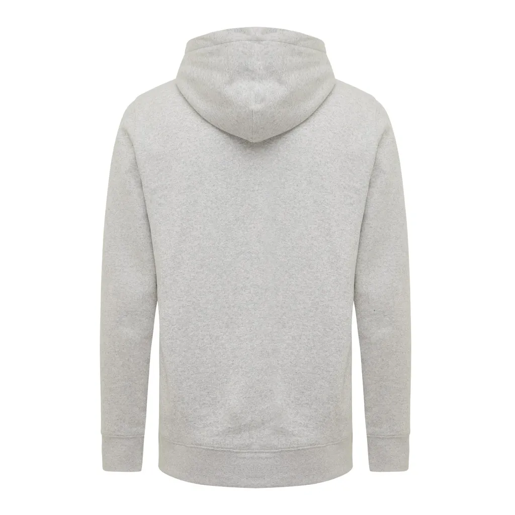 IQONIQ Yengo Hoodie mit Seitentaschen aus rec. Baumwolle, light heather grey – Bild 2
