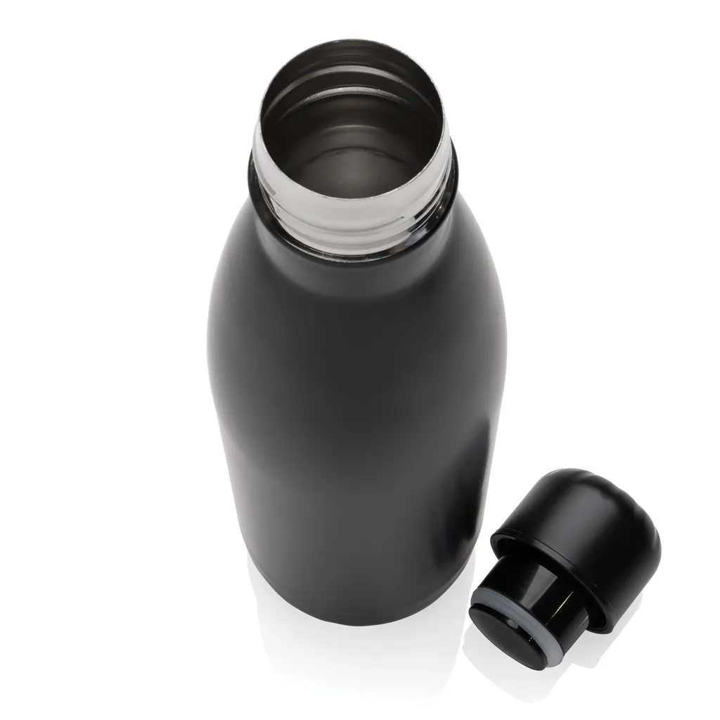 Eureka einwandige Wasserflasche aus RCS rec. Stainless-Steel, schwarz – Bild 3