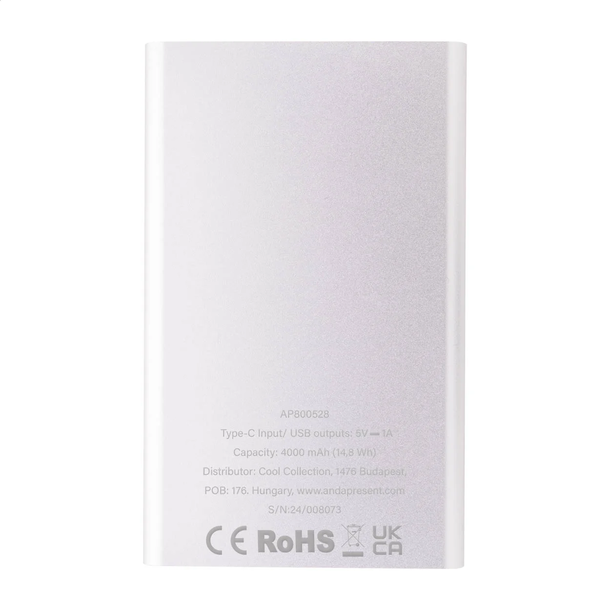 Powerbank RaluFour, silber – Bild 3
