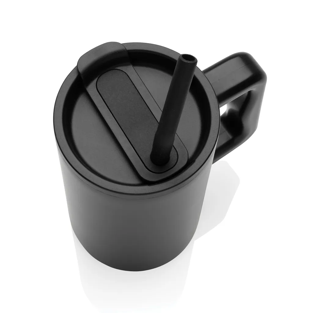 Cube Becher aus RCS recyceltem Stahl 800ml, schwarz – Bild 6