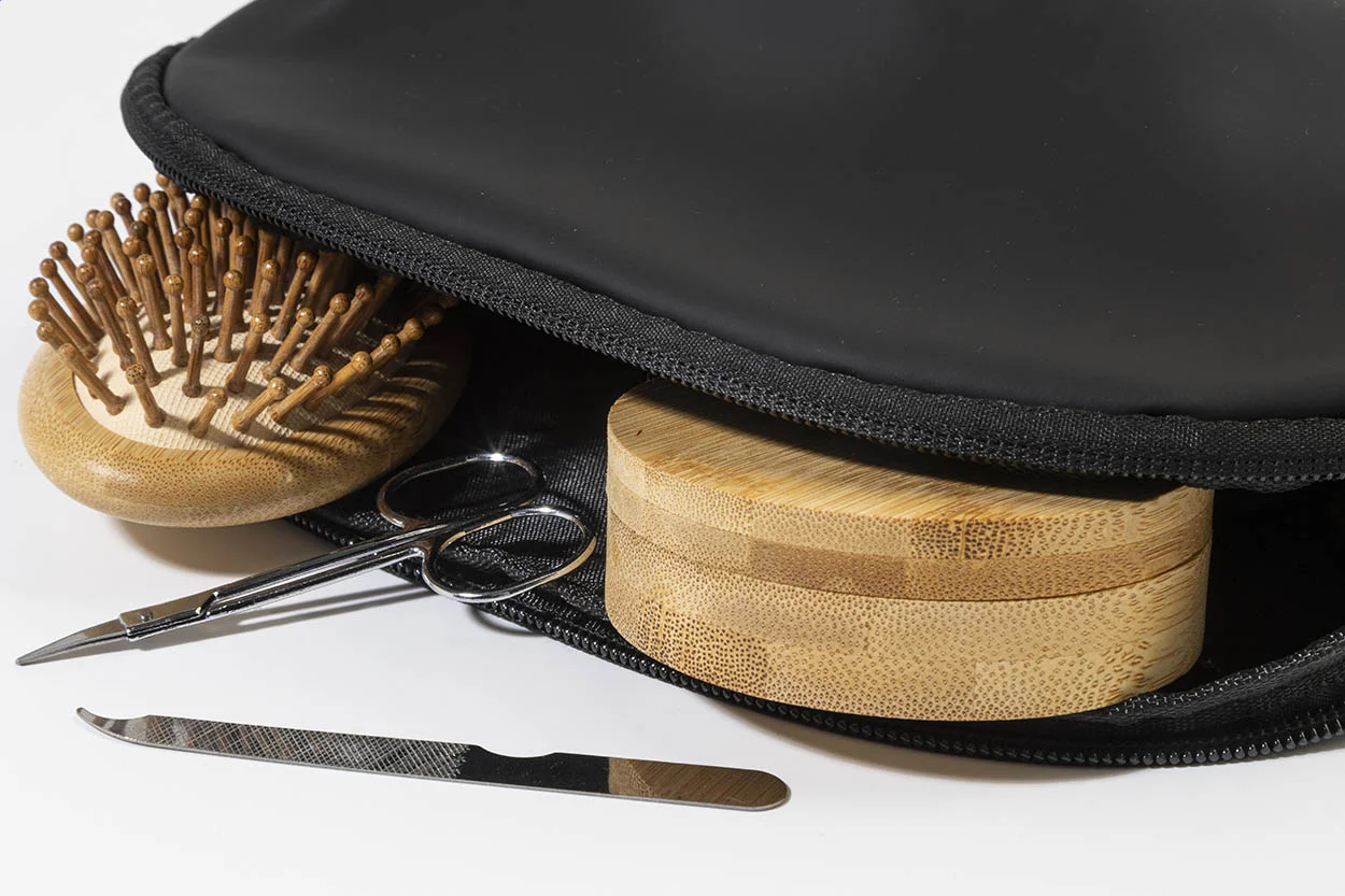 RPU Kosmetiktasche Pluum, schwarz – Bild 3