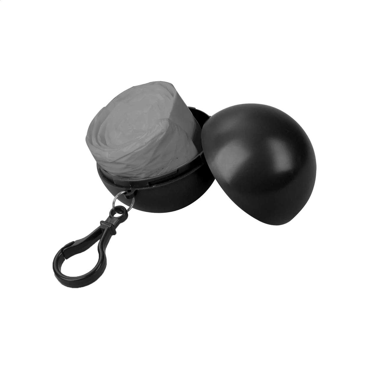 Poncho Schlüsselanhänger Aegis, schwarz – Bild 3
