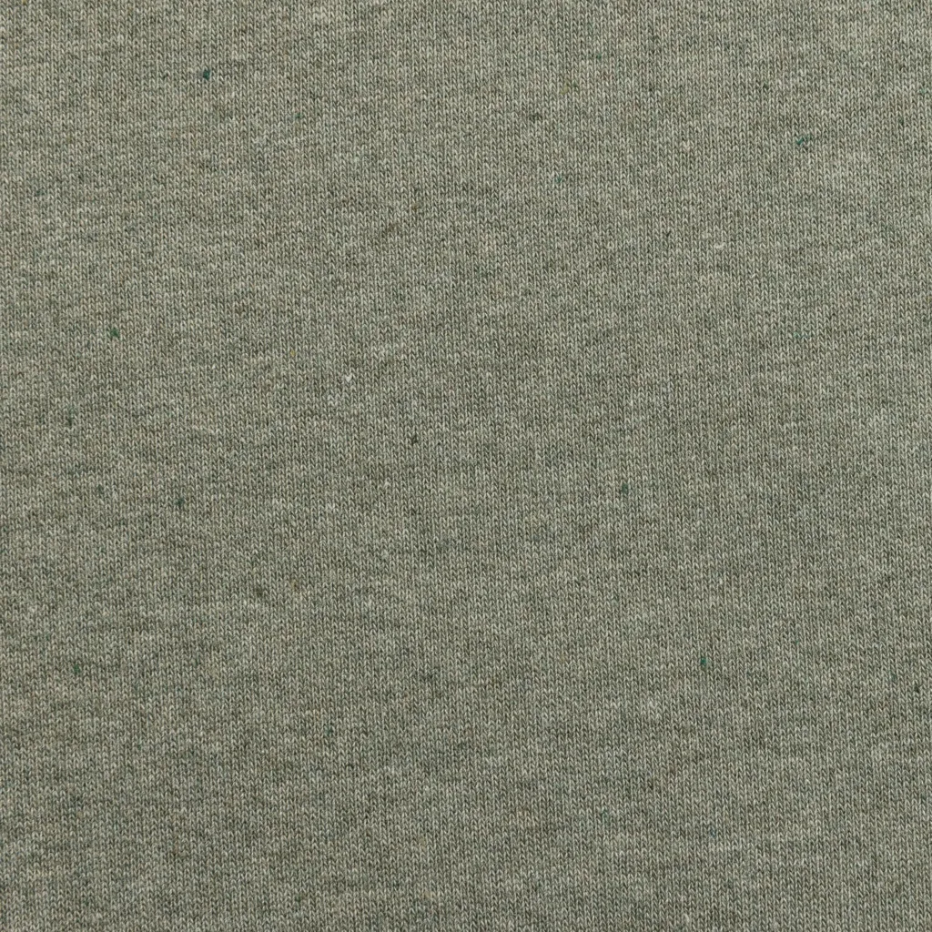 IQONIQ Denali ungefärbt. Rundhals-Sweater aus recycelter BW, heather green – Bild 3