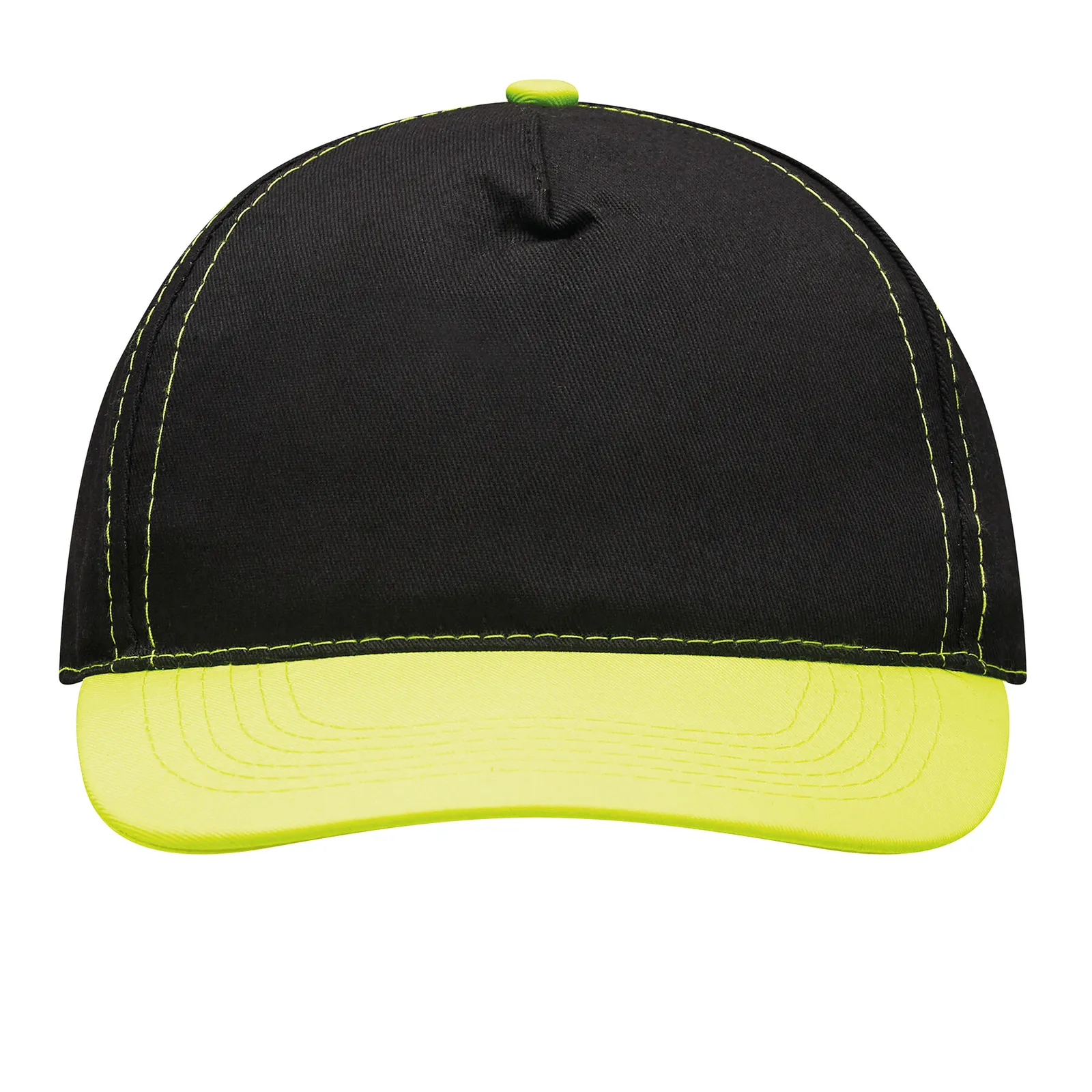 SPORTSMAN - 5-Panel-Baseball-Cap gelb, schwarz, gelb, schwarz – Bild 3