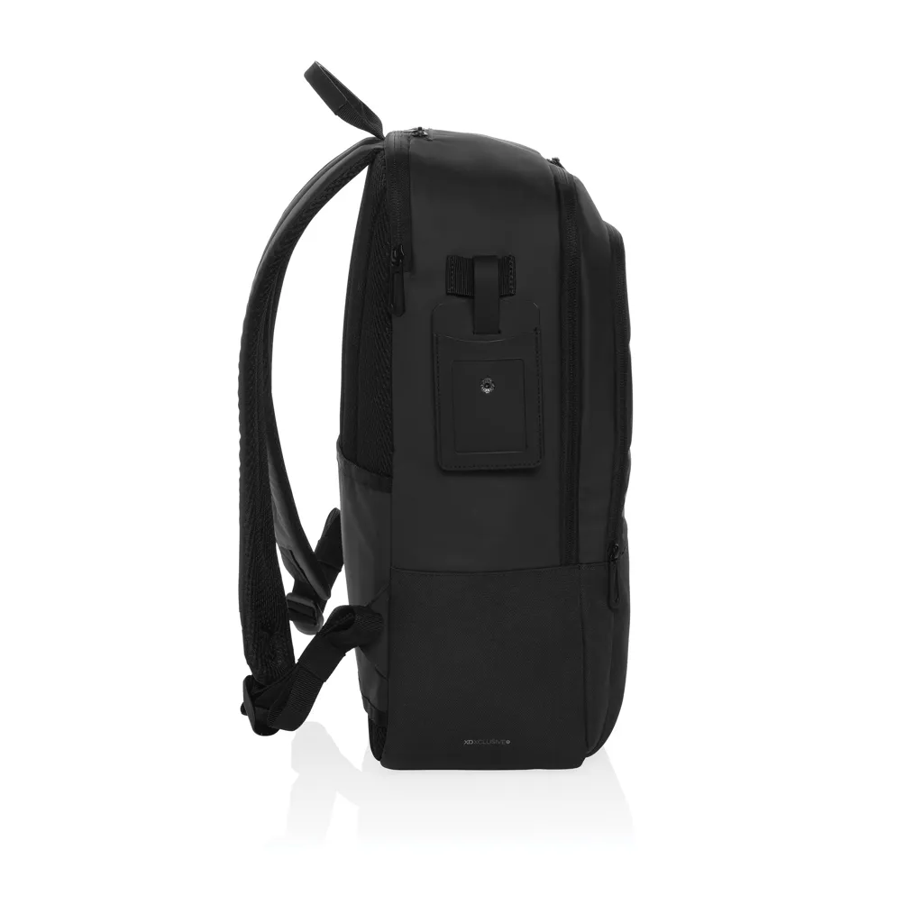 Armond AWARE™ RPET 15.6" Deluxe Laptop-Rucksack, schwarz – Bild 4